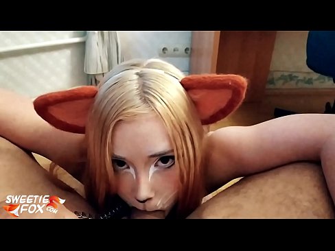 ❤️ Kitsune ağzına sik və cum udmaq ❤ Porno fb bizdə ﹏